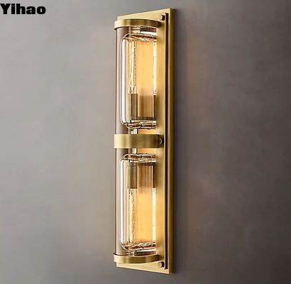 Beli K9 Kaca Dekoratif Lampu Dinding Dua 40W Emas Crystal Wall Sconce pembuatan online