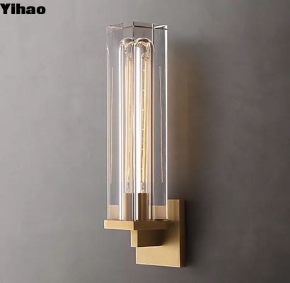 Beli 110-120V K9 Kaca Modern Indoor Wall Sconces Modern Untuk Ruang Tamu pembuatan online