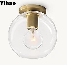 Beli Lampu Langit-langit Mewah Lampu Lampu Pemasangan Kuningan 40w pembuatan online