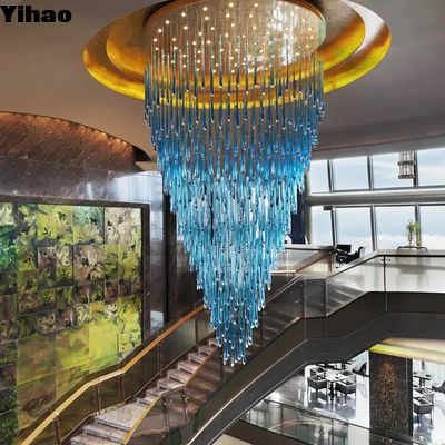 Beli Langit-langit dipasang Hotel Lobby Chandelier Untuk Hotel Drop Pendant pembuatan online
