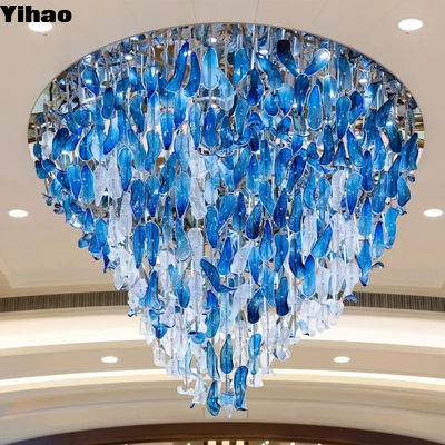 Beli Hotel Lobby Drop Chandelier Lampu Tangga Chandelier Modern OEM ODM pembuatan online