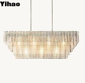 Beli 110-220V Old Fashioned Ruang Makan Meja Chandelier Dengan Antique Bronze Finish pembuatan online