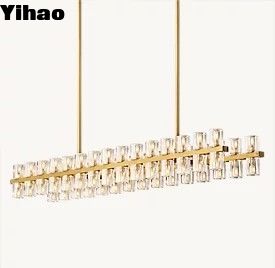 Beli Chrome Finish LED Foyer Chandelier Modern Foyer Pencahayaan 85-265 Volt pembuatan online