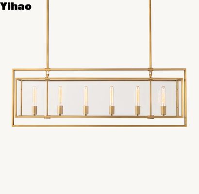 Beli Classic RH Chandelier dengan Upward Lamp Cup Direction dalam Nikel/Purba/Bronze Frame pembuatan online