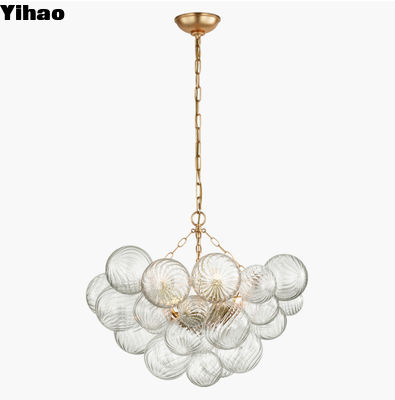 Beli Talia Medium Brass/Glass Shades Ceiling Light Chandelier dengan Plug In Pendant Light pembuatan online