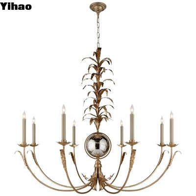 Beli Vintage Ceiling Mount Chandelier Nikel / Kuningan / Perunggu dengan Custom Finish pembuatan online