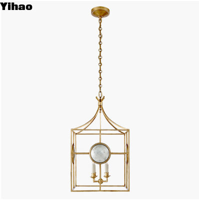 Beli Langit-langit Gunung Gramercy Medium Lantern Vintage Perunggu Pendant Lampu kustomisasi Finish pembuatan online