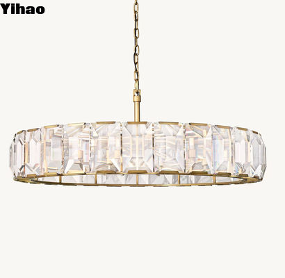 Beli American High-End Crystal Chandelier Harlow Crystal Round Chandelier 60 ' pembuatan online