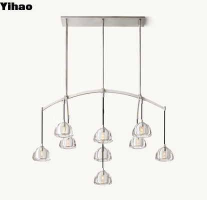 Beli Gaya Kaca Golden Modern Crystal Chandelier dengan Dimensi D 122cm pembuatan online