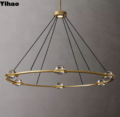 Beli Villa ruang tamu Crystal Chandelier dengan pilihan kustomisasi dan perakitan yang diperlukan pembuatan online