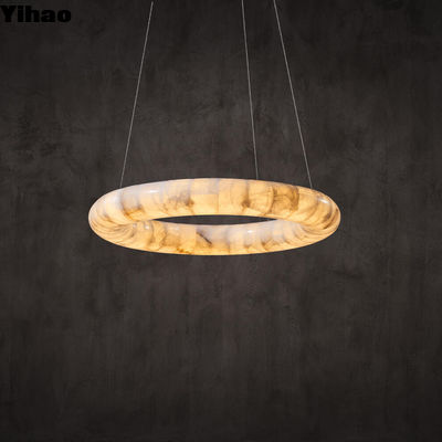 Beli Frozen Curve Pendant Alabaster Marmer Ceiling Chandelier Untuk Dekorasi Dalam Ruang yang canggih pembuatan online