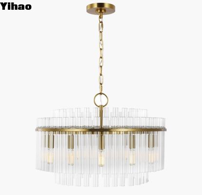 Beli Beckett Medium Chandelier CC12812PN Kaca Lampu Pendant pembuatan online