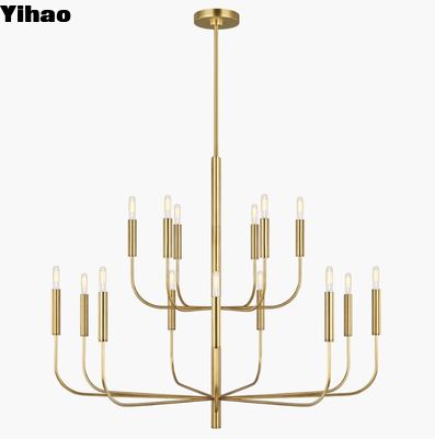 Beli Visual Comfort Brianna Lampu Lampu Dua Tingkat Besar EC10015 pembuatan online