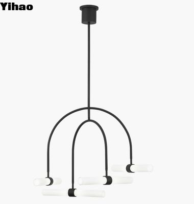 Beli 700CLM4B Kolom 4-Light Chandelier Termasuk 34,5 Watt 2328 Lumens Delivered Modul LED 3000K pembuatan online