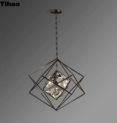 Beli Modern Nordic Kuningan Chandelier dengan Cahaya Putih Panas 3000K CCT pembuatan online