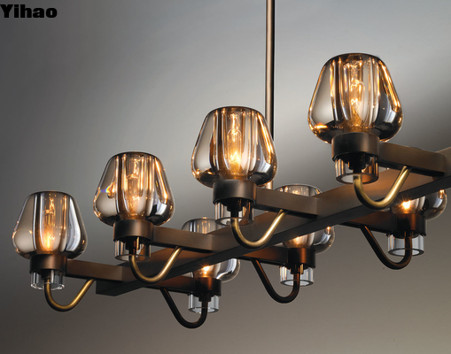 Beli Lilin Kristal Linear Besi Tembaga Bentuk Panjang untuk Villa dan Hotel pembuatan online