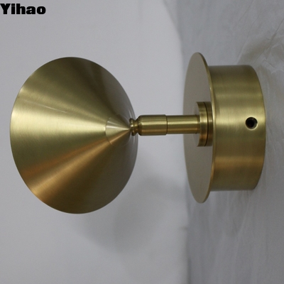 Beli Modern Brass LED Wall Lamp with Dimmer for Living Room pembuatan online