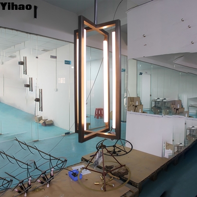 Beli Brass Frame LED Pendant Light with Crystal Shade E12 Bulb Base pembuatan online