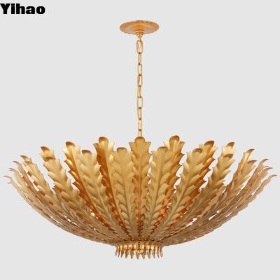 Beli Custom Large Hampton Brass Crystal Chandelier dengan Garansi 5 Tahun dan Tinggi yang Bisa Disesuaikan untuk Ruang Tamu Kamar Tidur Dapur pembuatan online