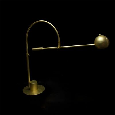 Beli Yihao Modern Brass Metal LED Desk Lamp dengan E14 Bulb Base untuk ruang tamu dan kamar tidur pembuatan online