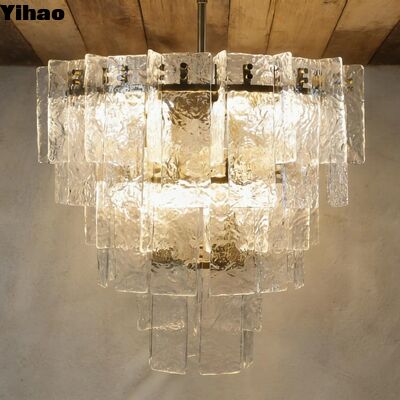 Beli Brass Body 3500K Warm White Adjustable Height Chandelier Pendant Light untuk Ruang Makan pembuatan online