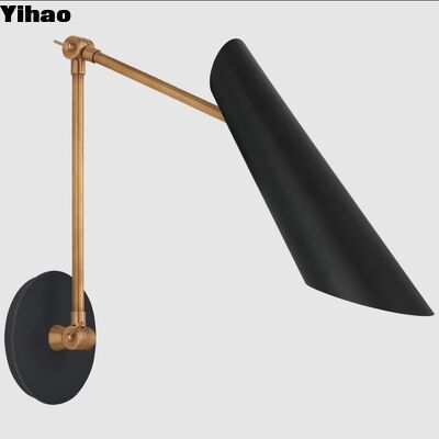 Beli Lampu dinding kuningan modern dengan 2700K cahaya putih hangat dan 30000 jam umur untuk ruang tamu pembuatan online