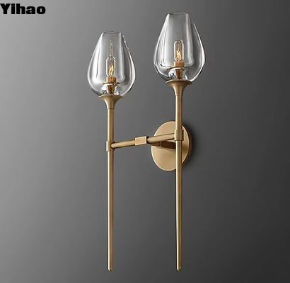 Lampu dinding ruang tamu Hardwired 1 Sumber daya dalam ruangan Untuk aplikasi serbaguna