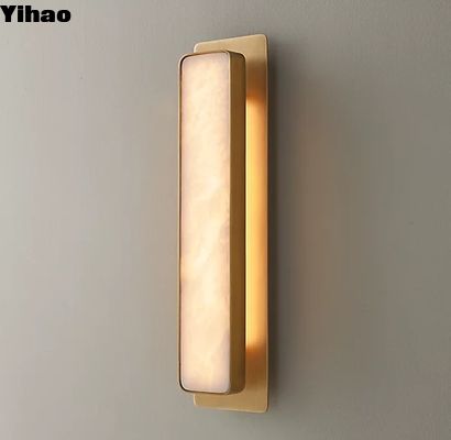1 bohlam lampu dinding bergaya di kuningan untuk ruang konferensi kelas atas