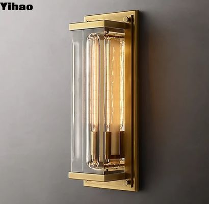8'W X 4'D X 20'H Lampu Dinding Dekoratif Lampu Dinding Kristal Modern