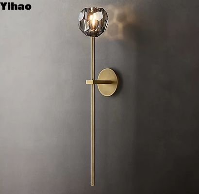 85-265 Volt Hardwired Indoor Dekorasi Lampu Dinding Lampu Dengan Perunggu Finish