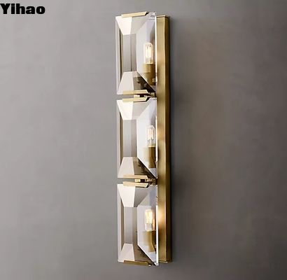 Tembaga / Besi / Baja tahan karat Wall Mount Lampu samping tempat tidur Screw In Dengan E12 Lampu Candelabra