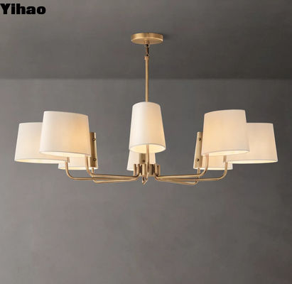 Vintage Rustis Antique Farmhouse Chandelier Dengan E12 / Candelabra Bulb Base