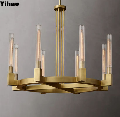 Antique Bronze Vintage Farmhouse Chandelier Dengan E12 / Candelabra Bulb Base