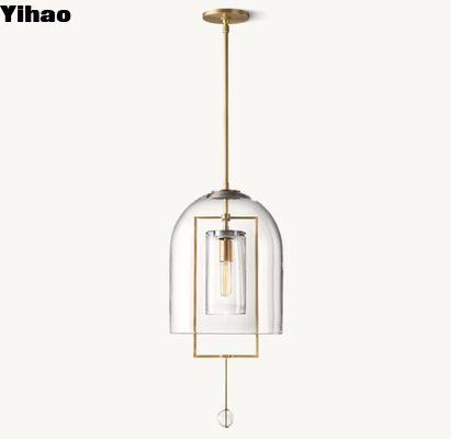 Fitur lampu gantungan fulcrum yang digantung dengan kabel keras 110-220V