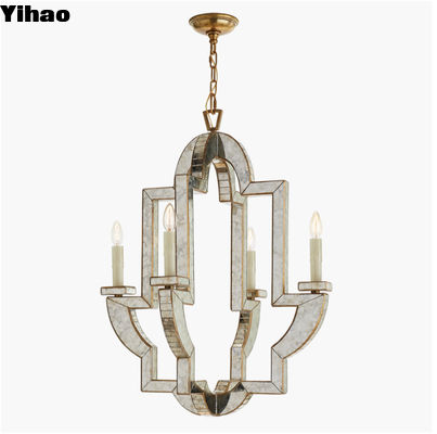 Lido Medium Chandelier Vintage Custom Made Chandelier Kuningan Kaca Kristal Lampu Indoor