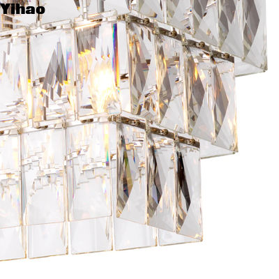 Modern Crystal Luxury Led Hanging Art Dekoratif Chandelier untuk Meja Makan Ruang Tinggal Kamar Tidur Rumah