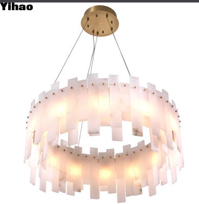 Villa Dekoratif Hang Lamp Landelier untuk Living Dining Bedroom Sirkular Design Langit-langit Modern Landelier