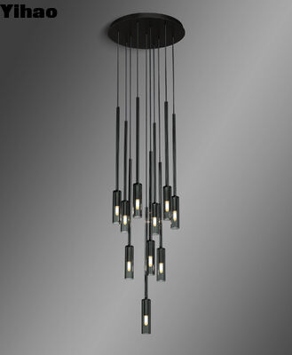 Modern Kuningan Height Adjustable Pendant Lampu dengan 50000 Jam Umur untuk ruang tamu