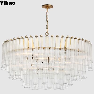 Brass Body Adjustable Height Pendant Light dengan Garansi 5 Tahun untuk Modern Living Room Chandelier