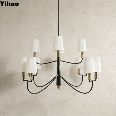 Lampu gantungan tubuh kuningan dengan 3500K LED putih hangat dan garansi 5 tahun untuk ruang makan pencahayaan gantung