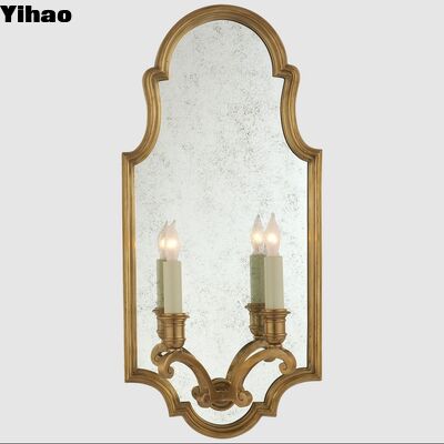 Handmade Brass Wall Sconce dengan Desain Disesuaikan dan 2700K Warm White Light untuk Dekorasi Interior yang Elegan