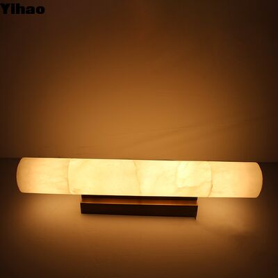 Lampu dinding alabaster modern Yihao 3500K Cahaya dinding LED putih hangat untuk ruang tamu kamar tidur studi